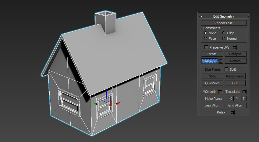 ساخت یک خانه سه بعدی در 3DS MAX