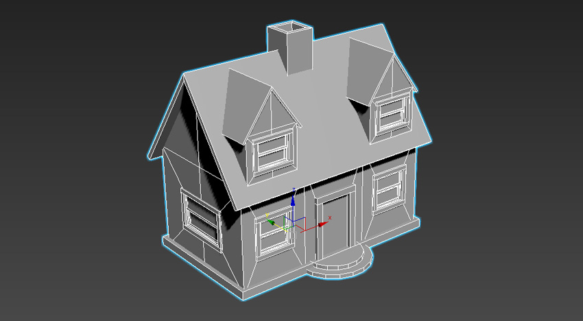 24 Model a 3D House inside 3ds Max-Vitaro