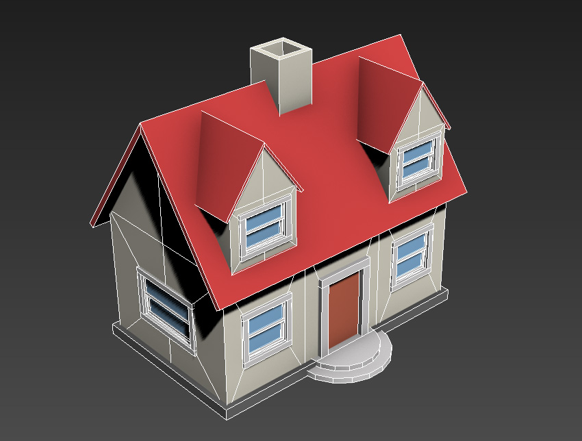 30 Model a 3D House inside 3ds Max-Vitaro