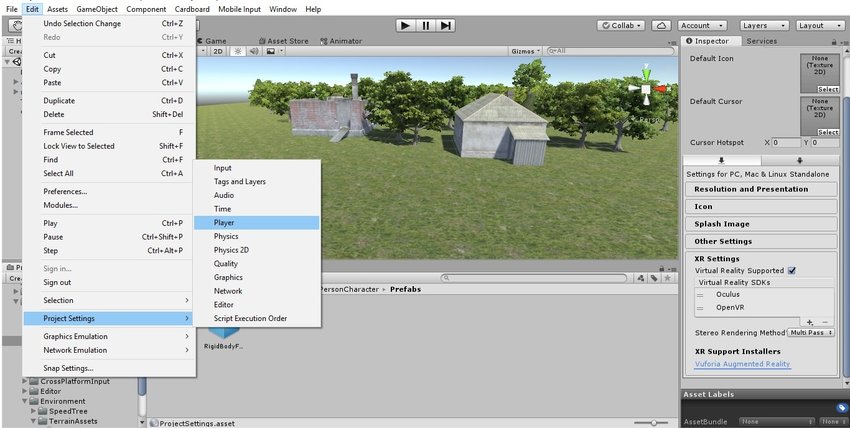 آموزش ساخت بازی واقعیت مجازی در یونیتی 3